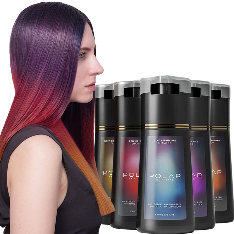 Hair Spray Color - 200ml แชมพูย้อมผม Quick Coloring Hair Dye