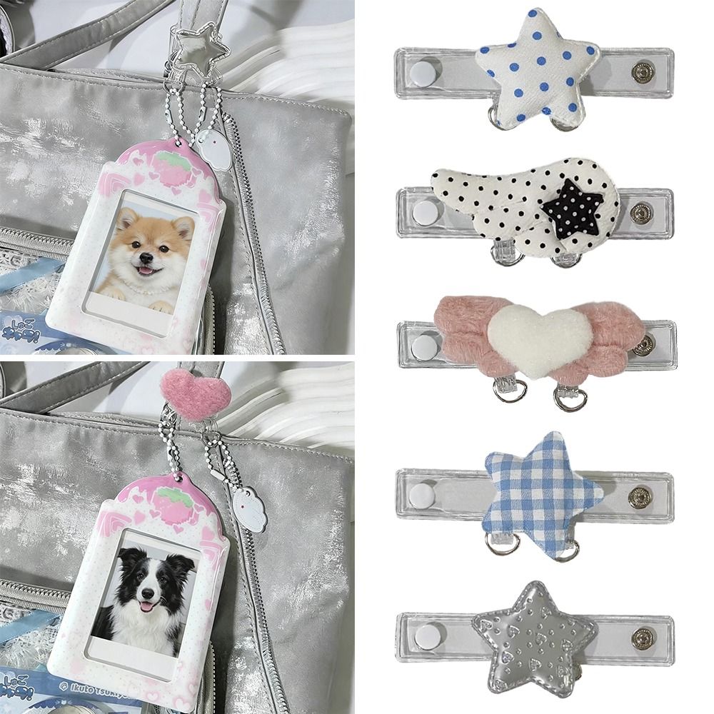 D Ring Strap - 1 ชิ้น ตัวขยายสายกระเป๋าแบบใส สไตล์ INS พร้อมห่วงตัว