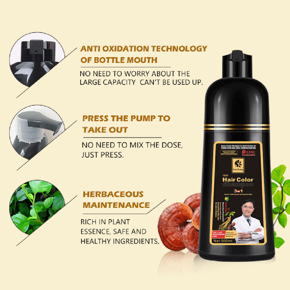 3 In 1 Instant Coloring แชมพูส - Hair Spray Color บทวิจารณ์และราคา